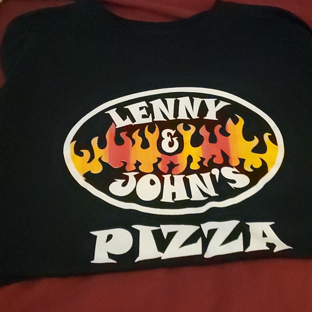 Lenny & John Pizza shirt